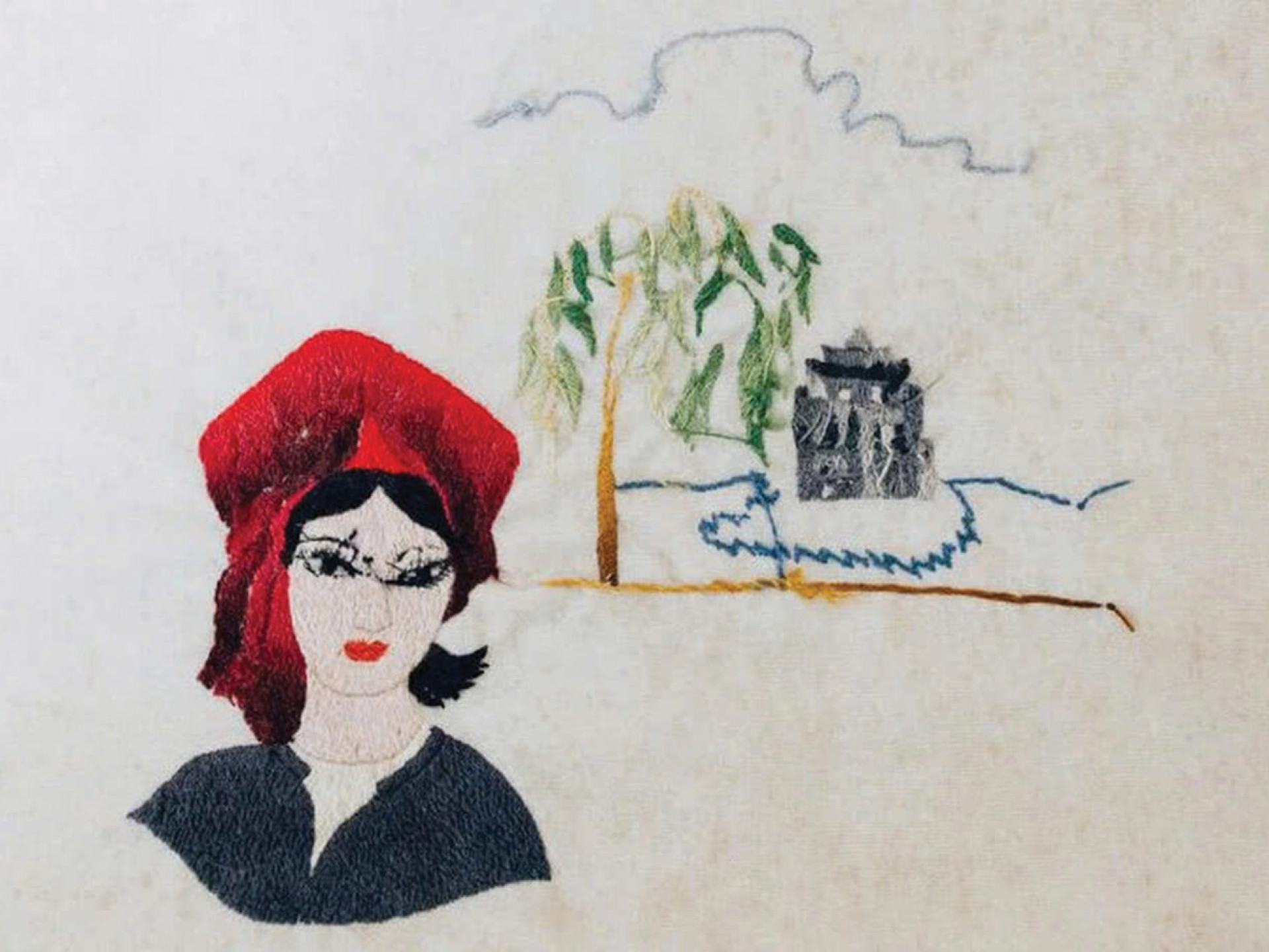 VỀ MỘT BỨC TRANH THÊU