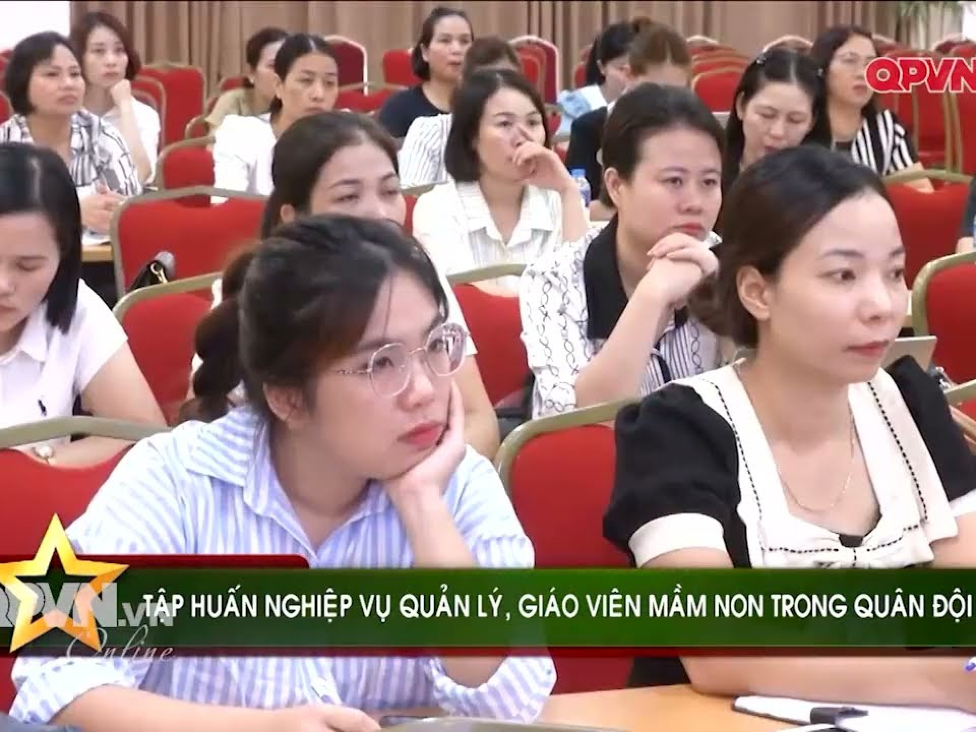 TẬP HUẤN NGHIỆP VỤ QUẢN LÝ,  GIÁO VIÊN MẦM NON TRONG QUÂN ĐỘI