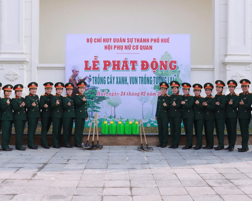 HỘI PHỤ NỮ CƠ QUAN BỘ CHQS THÀNH PHỐ HUẾ: PHÁT ĐỘNG...