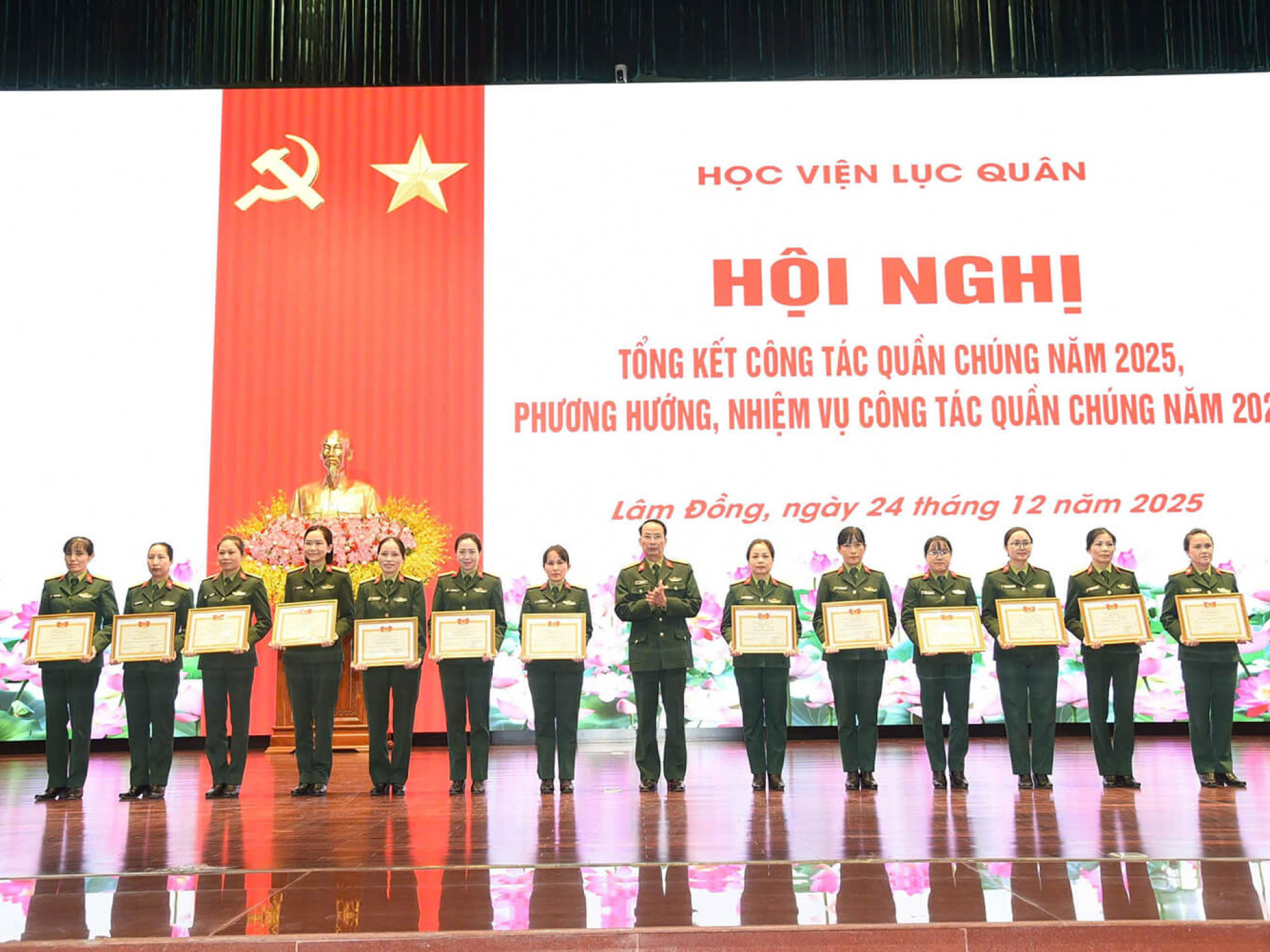 HỌC VIỆN LỤC QUÂN: TỔNG KẾT CÔNG TÁC QUẦN CHÚNG NĂM 2025