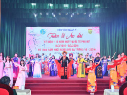 TẠO KHÍ THẾ THI ĐUA SÔI NỔI TRONG PHỤ NỮ HỌC VIỆN QUÂN Y