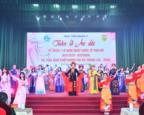 TẠO KHÍ THẾ THI ĐUA SÔI NỔI TRONG PHỤ NỮ HỌC VIỆN QUÂN Y