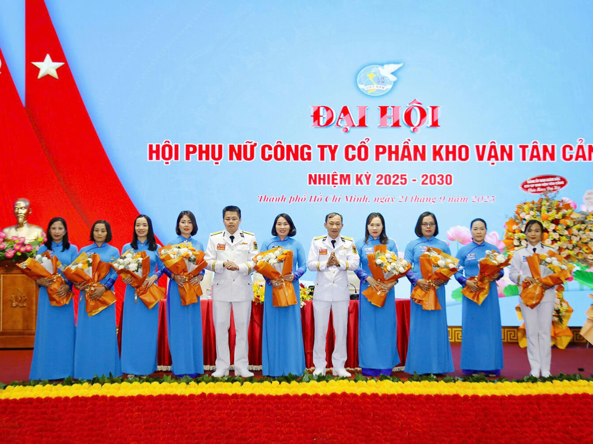 HỘI PHỤ NỮ CÔNG TY CP KHO VẬN TÂN CẢNG TỔ CHỨC THÀNH CÔNG ĐẠI HỘI NHIỆM KỲ 2025-2030