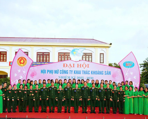 HỘI PHỤ NỮ CÔNG TY KHAI THÁC KHOÁNG SẢN: VỮNG BƯỚC NHIỆM KỲ...