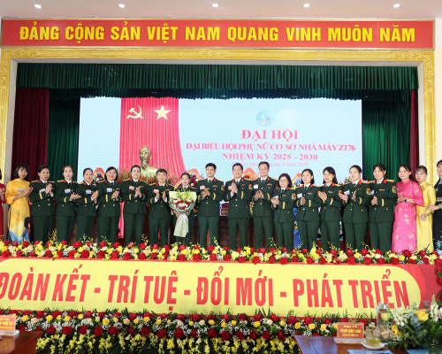 ĐẠI HỘI ĐẠI BIỂU HỘI PHỤ NỮ NHÀ MÁY Z176 NHIỆM KỲ...