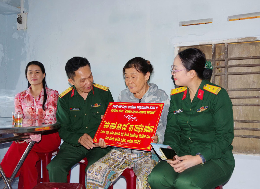 PHỤ NỮ QUÂN KHU 5 LAN TỎA YÊU THƯƠNG