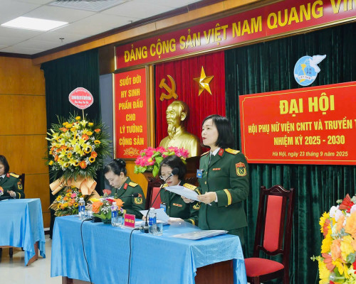 ĐẠI HỘI HỘI PHỤ NỮ VIỆN CÔNG NGHỆ THÔNG TIN VÀ TRUYỀN...