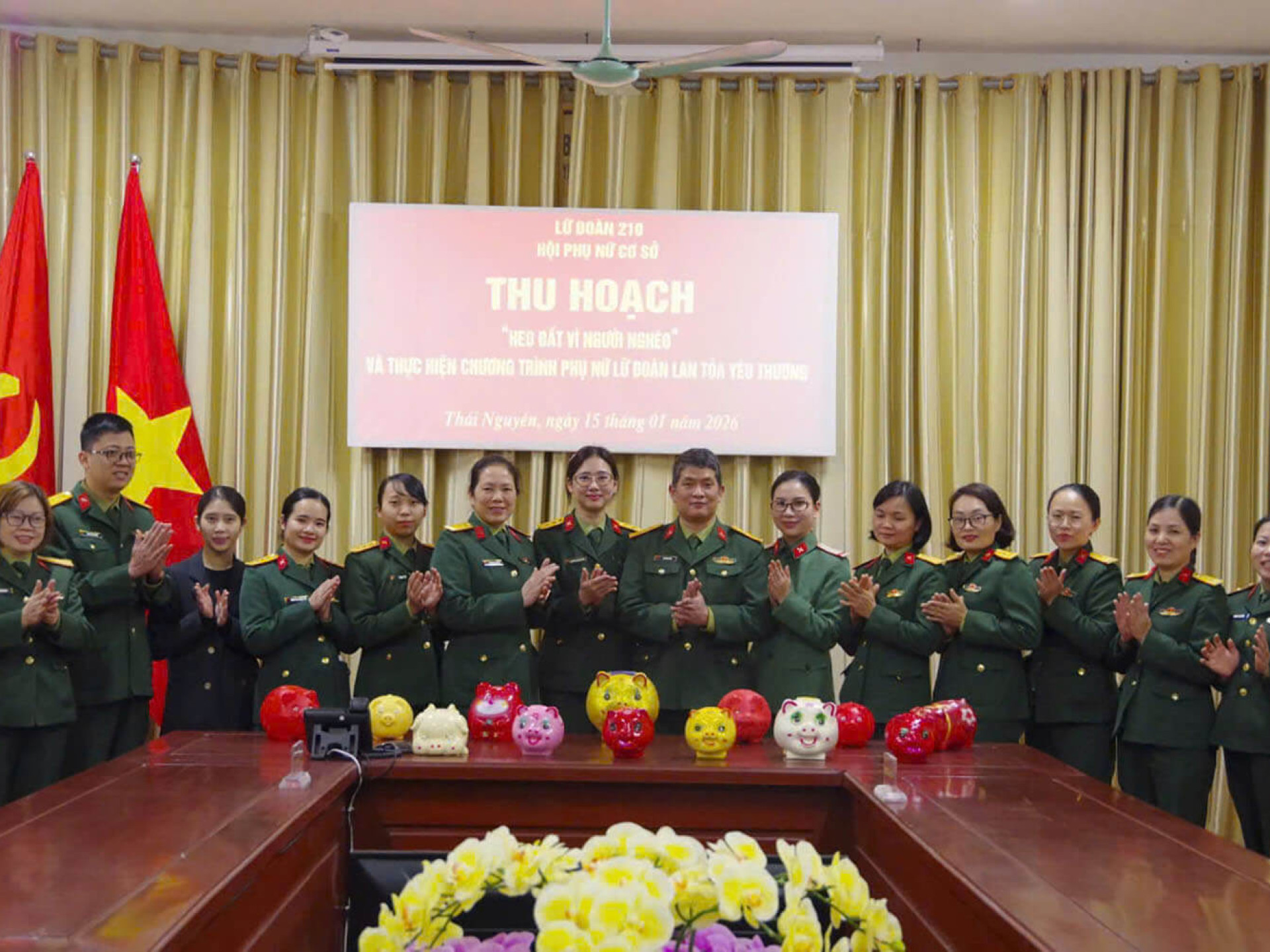 HỘI PHỤ NỮ LỮ ĐOÀN 210 LAN TỎA YÊU THƯƠNG