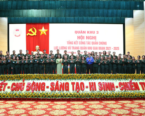 QUÂN KHU 3: TỔNG KẾT CÔNG TÁC QUẦN CHÚNG GIAI ĐOẠN 2021-2025