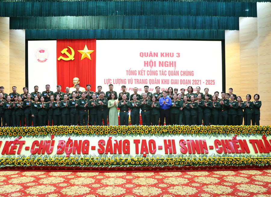 QUÂN KHU 3: TỔNG KẾT CÔNG TÁC QUẦN CHÚNG GIAI ĐOẠN 2021-2025