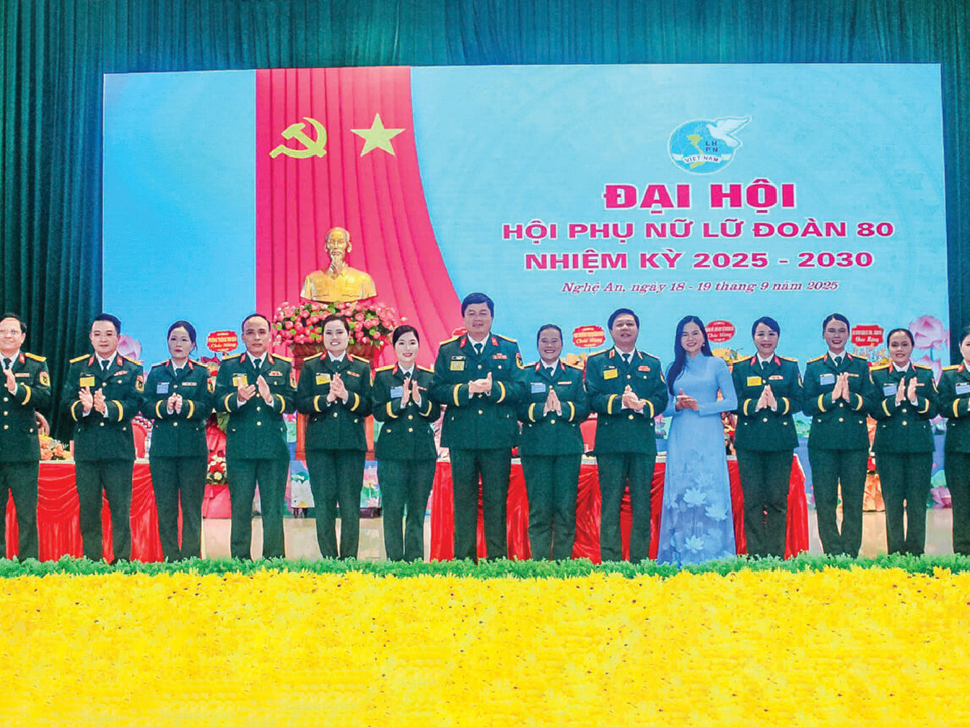 HỘI PHỤ NỮ LỮ ĐOÀN 80, QUÂN KHU 4: TỔ CHỨC THÀNH CÔNG ĐẠI HỘI LÀM TRƯỚC TOÀN QUÂN