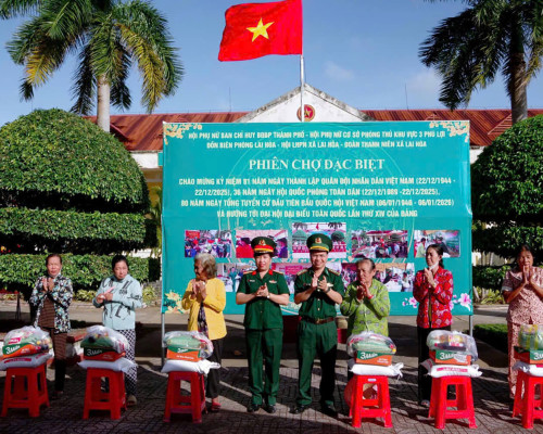 QUÂN KHU 9:  PHỐI HỢP TỔ CHỨC “PHIÊN CHỢ ĐẶC BIỆT” 0...