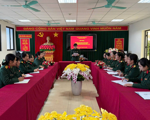 TRƯỜNG SĨ QUAN CHÍNH TRỊ: PHỔ BIẾN, QUÁN TRIỆT KẾT QUẢ ĐẠI...