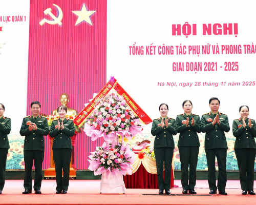 TRƯỜNG SĨ QUAN LỤC QUÂN 1: TỔNG KẾT CÔNG TÁC PHỤ NỮ GIAI...