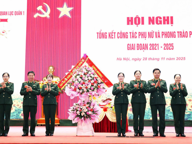 TRƯỜNG SĨ QUAN LỤC QUÂN 1: TỔNG KẾT CÔNG TÁC PHỤ NỮ GIAI ĐOẠN 2021-2025
