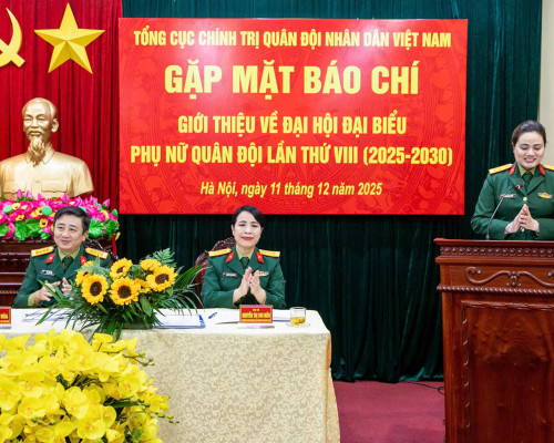 GẶP MẶT BÁO CHÍ GIỚI THIỆU VỀ ĐẠI HỘI ĐẠI BIỂU PHỤ NỮ...