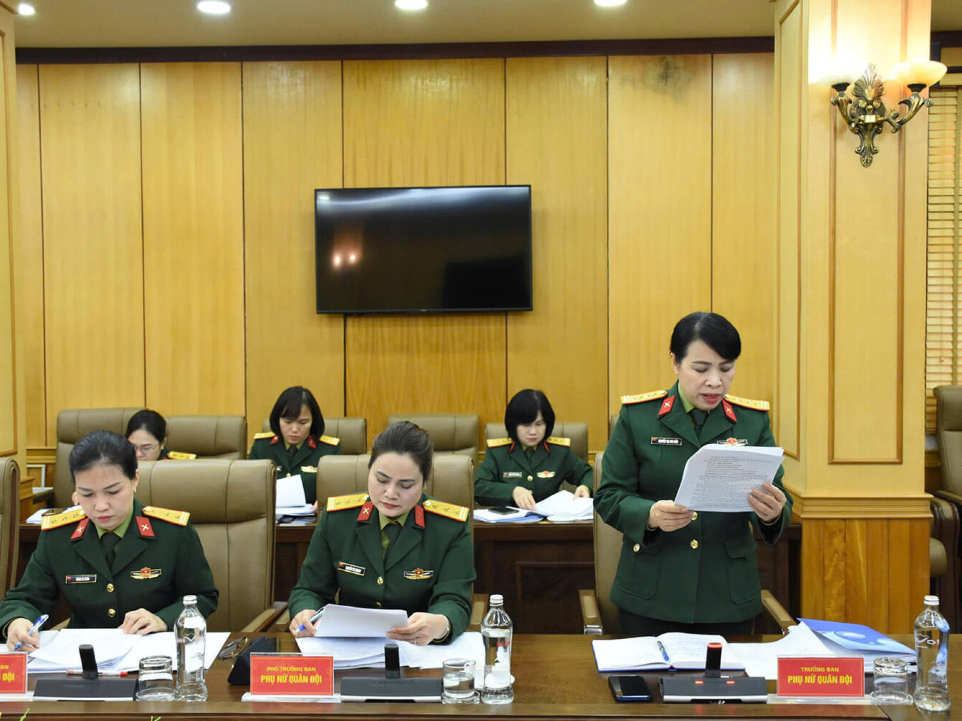 LÀM TỐT CÔNG TÁC CHUẨN BỊ ĐẠI HỘI ĐẠI BIỂU PHỤ NỮ QUÂN ĐỘI LẦN THỨ VIII