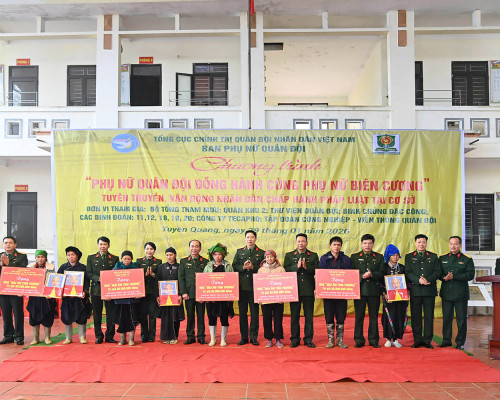 PHỤ NỮ QUÂN ĐỘI: ĐỒNG HÀNH CÙNG PHỤ NỮ BIÊN CƯƠNG TẠI...