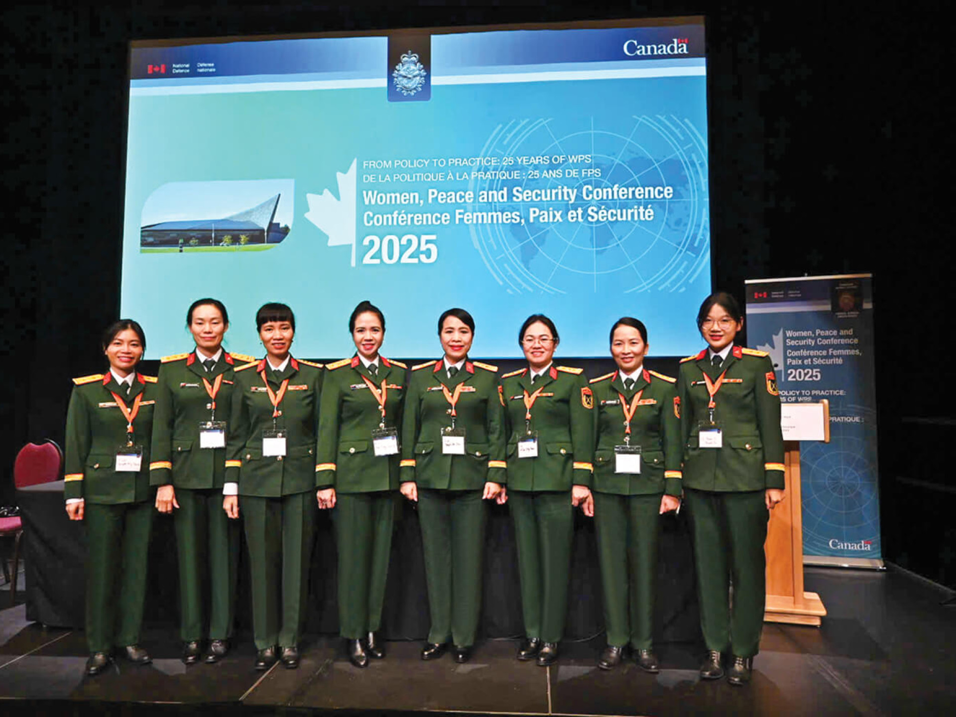 PHỤ NỮ QUÂN ĐỘI TÍCH CỰC “HỘI NHẬP QUỐC TẾ VỀ PHỤ NỮ, HÒA BÌNH VÀ AN NINH”