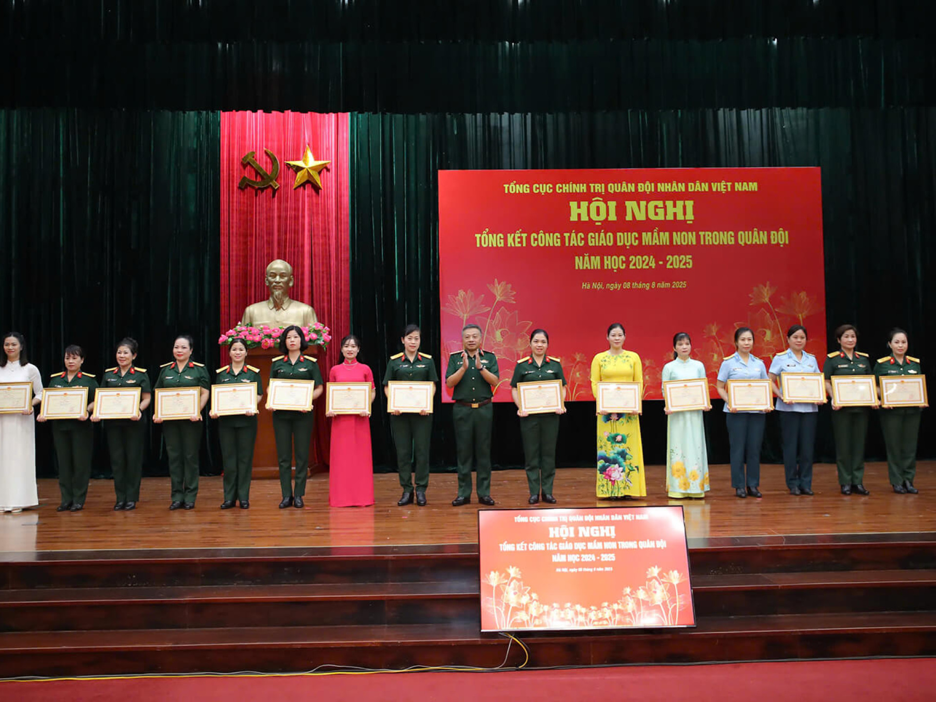 TỔNG KẾT CÔNG TÁC GIÁO DỤC MẦM NON TRONG QUÂN ĐỘI NĂM HỌC 2024 - 2025