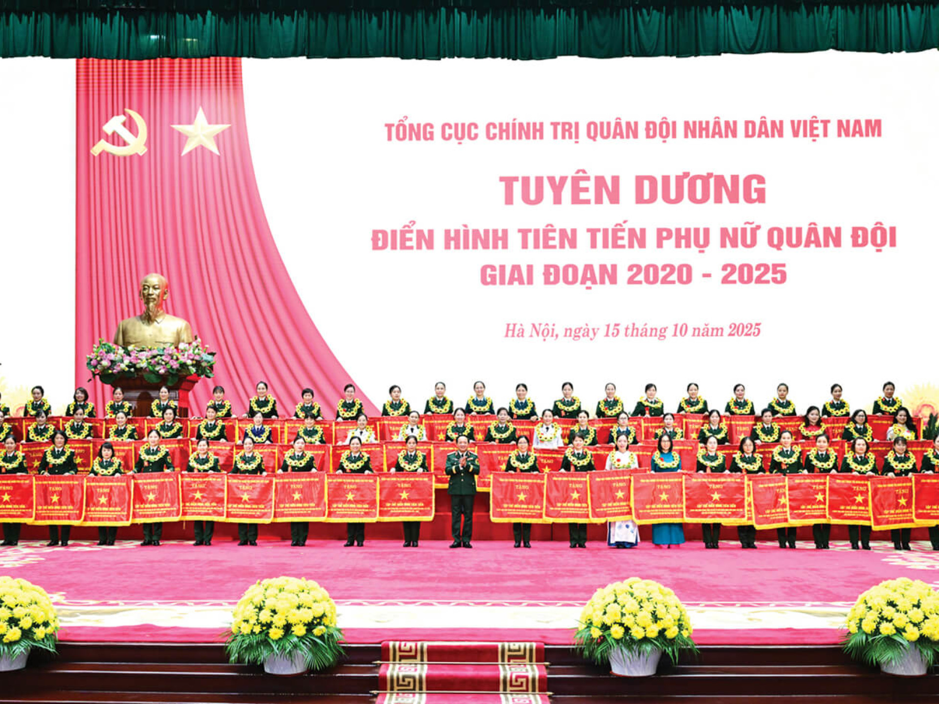 TUYÊN DƯƠNG ĐIỂN HÌNH TIÊN TIẾN PHỤ NỮ QUÂN ĐỘI GIAI ĐOẠN 2020-2025: LAN TỎA “BẢN LĨNH, TRÍ TUỆ, KỶ CƯƠNG, NHÂN ÁI” CỦA PHỤ NỮ QUÂN ĐỘI THỜI KỲ MỚI