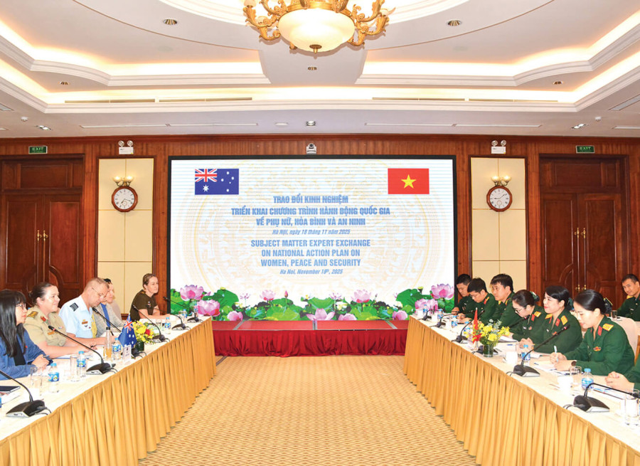 VIỆT NAM - AUSTRALIA TRAO ĐỔI KINH NGHIỆM VỀ PHỤ NỮ, HÒA BÌNH VÀ AN NINH